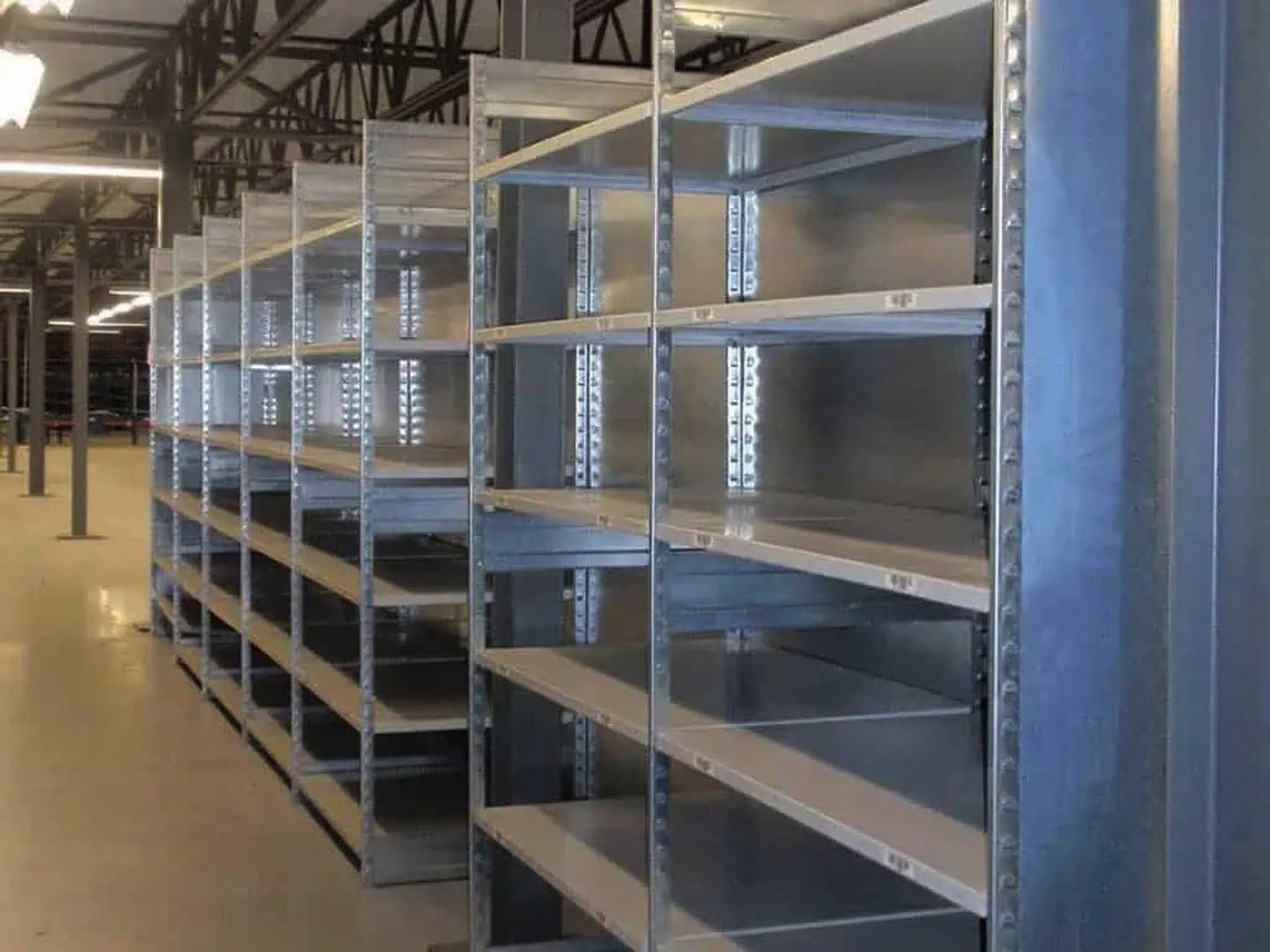 Used metal shelf